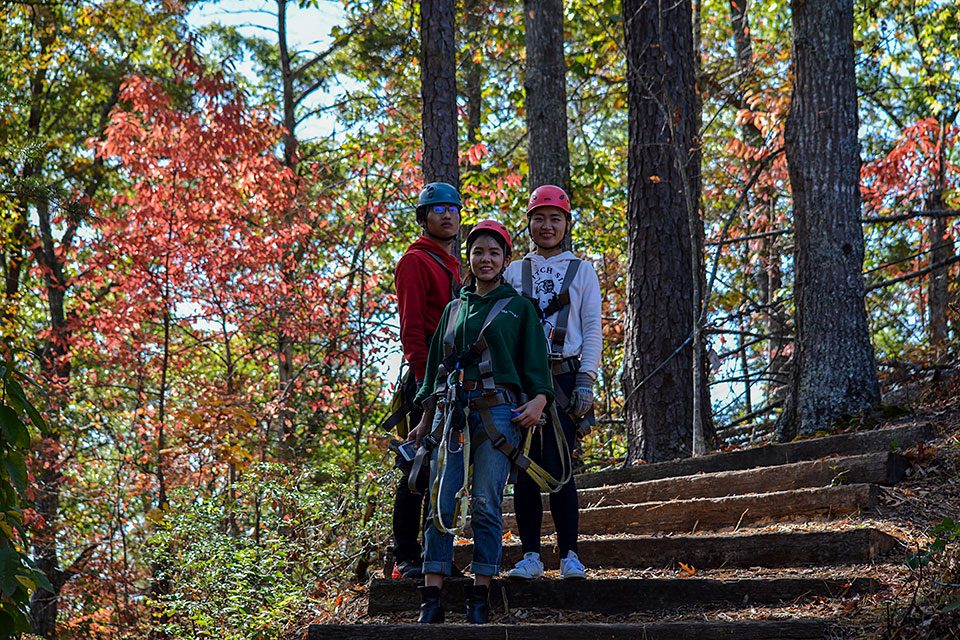 Group Shot at SMZ - Copyright 2026, Smoky Mountain Ziplines