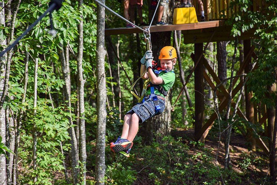 Kids Are Not Afraid - Copyright 2026, Smoky Mountain Ziplines
