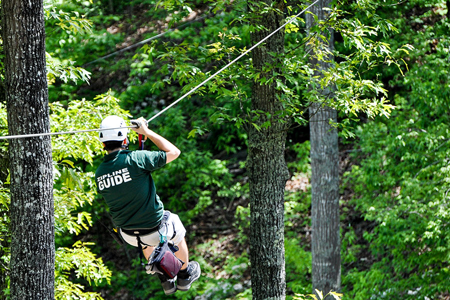 A Fun Fast And Safe Way To Tour The Treetops   Smoky Mountain Zipline Guide 